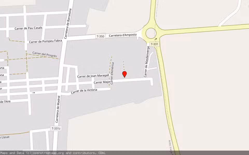 Mapa de Subasta Inmueble (Vivienda) en Santa Bàrbara, Tarragona