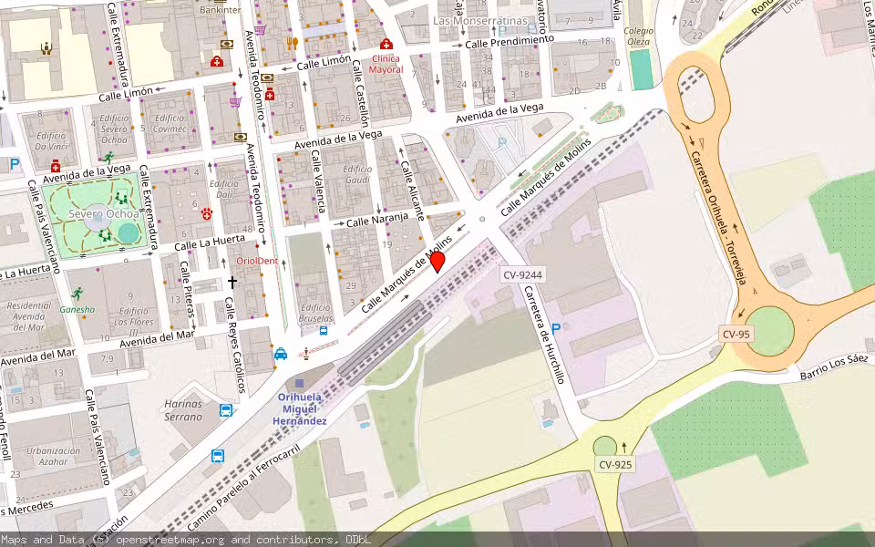 Mapa de Subasta Inmueble (Vivienda) en Orihuela, Alicante/Alacant
