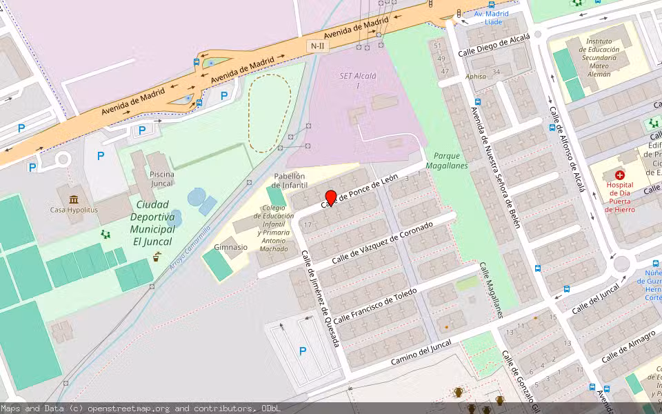 Mapa de Subasta Inmueble (Vivienda) en Alcalá De Henares, Madrid