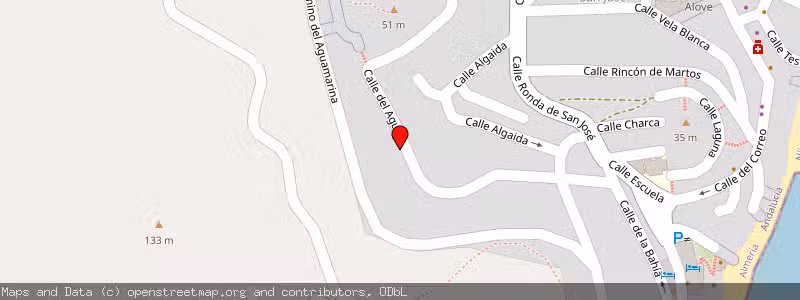 Mapa de Subasta de Inmueble (Vivienda) en Nijar, Almería 
