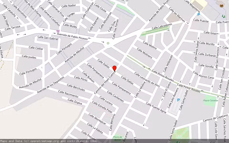 Mapa de Subasta Inmueble (Local comercial) en Roquetas De Mar, Almería