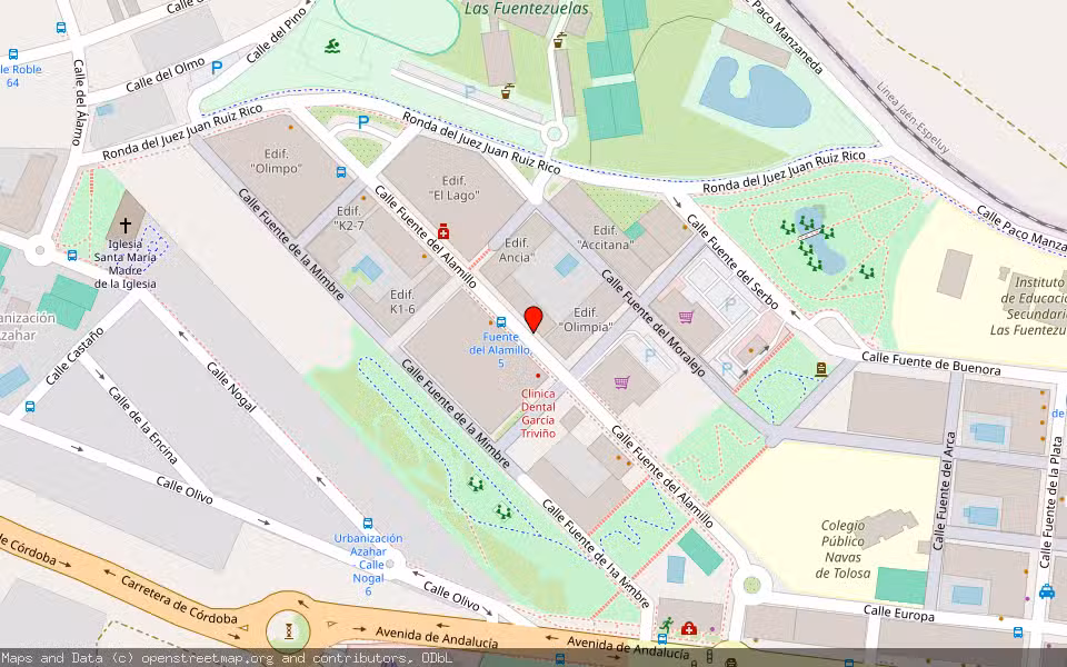 Mapa de Subasta Inmueble (Vivienda) en Jaen, Jaén