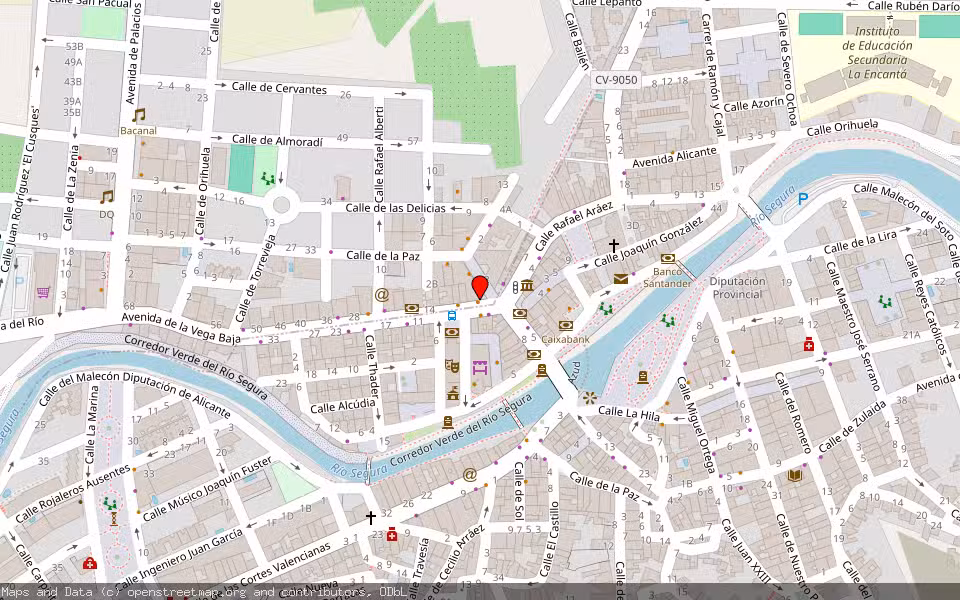 Mapa de Subasta Inmueble (Vivienda) en Rojales, Alicante/Alacant