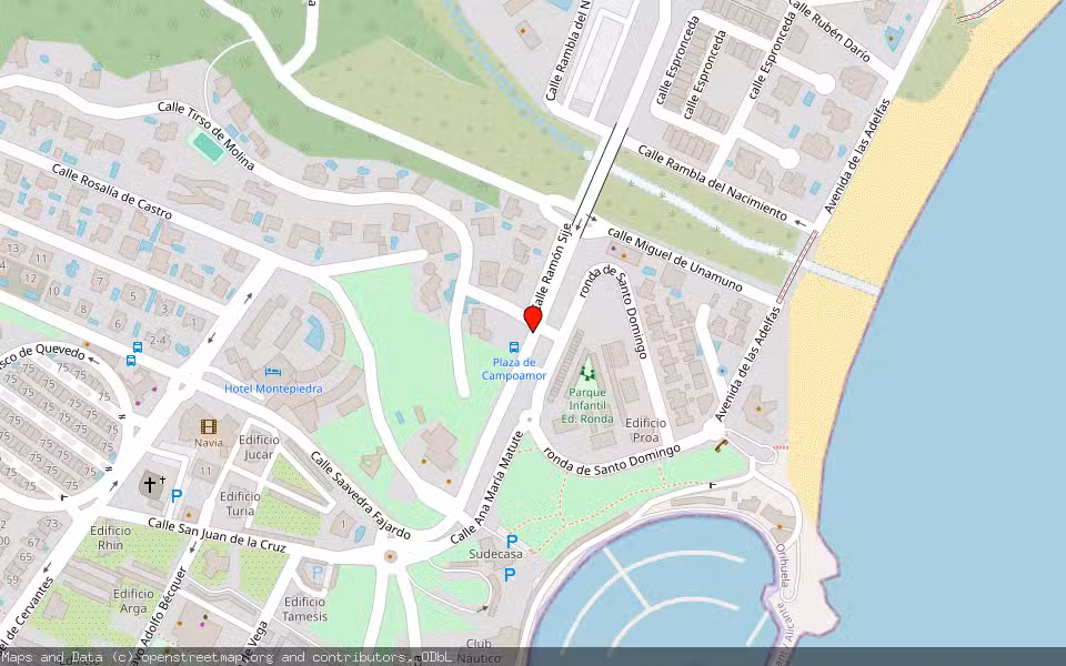 Mapa de Subasta Inmueble (Vivienda) en Orihuela, Alicante/Alacant