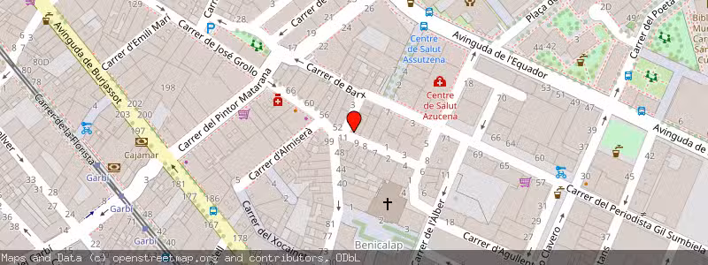 Mapa de Subasta de Inmueble (Solar) en Benicalap, Valencia 