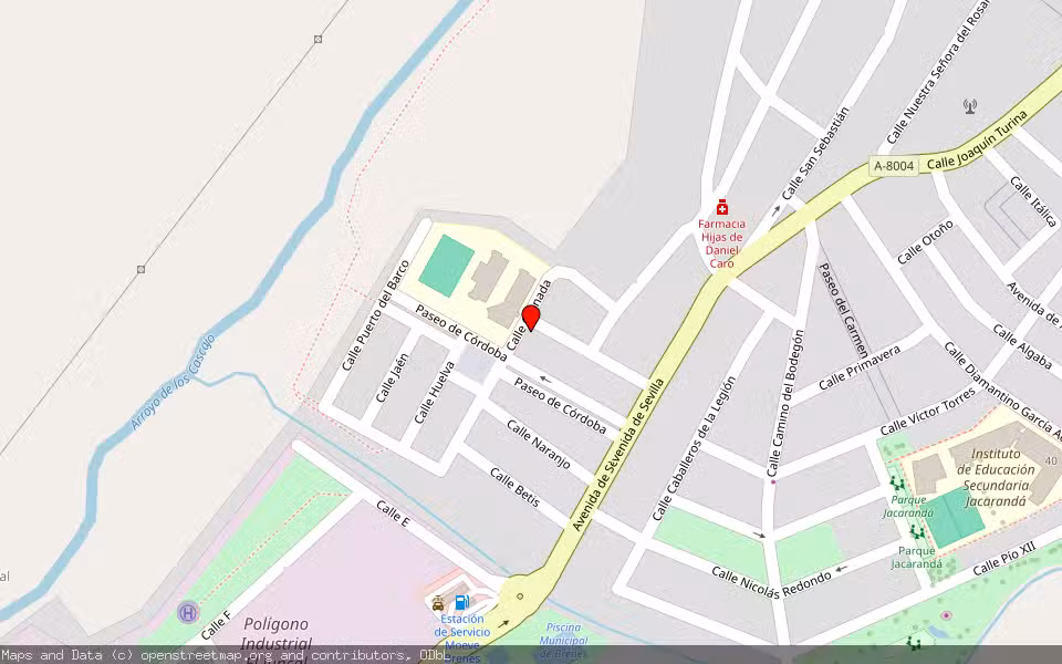 Mapa de Subasta Inmueble (Vivienda) en Brenes, Sevilla