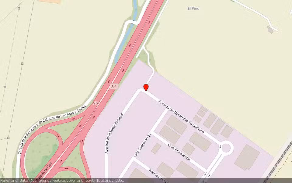 Mapa de Subasta Inmueble (Nave industrial) en Jerez De La Frontera, Cádiz