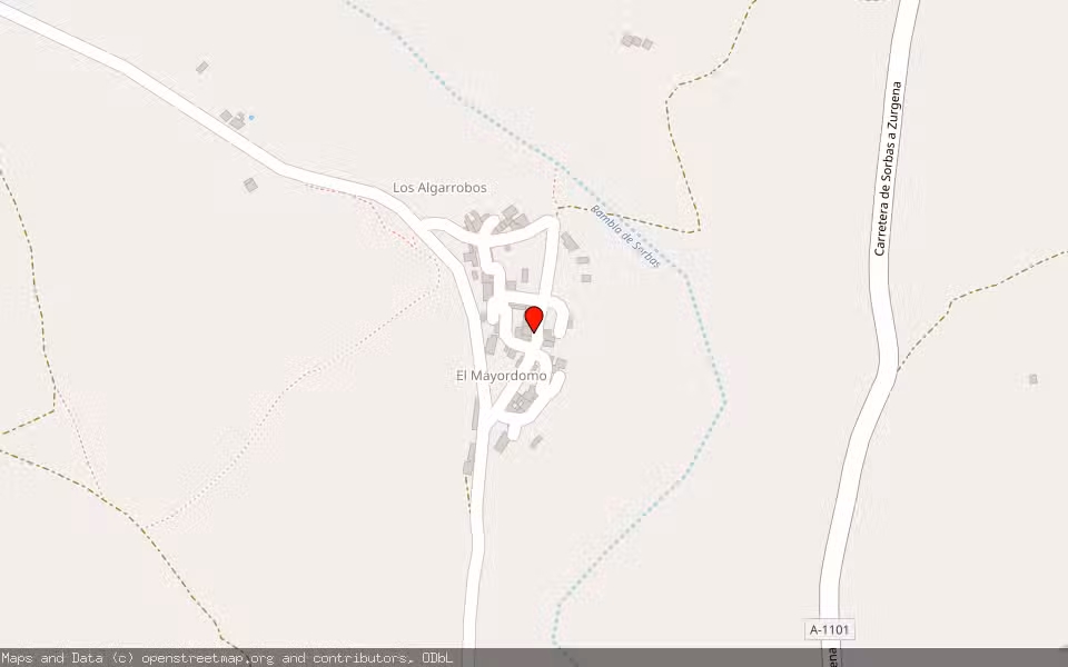 Mapa de Subasta Inmueble (Vivienda) en Sorbas, Almería