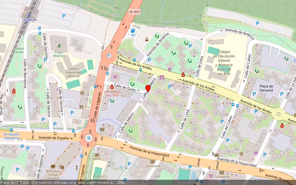 Mapa de Subasta Inmueble (Vivienda) en Fuenlabrada, Madrid