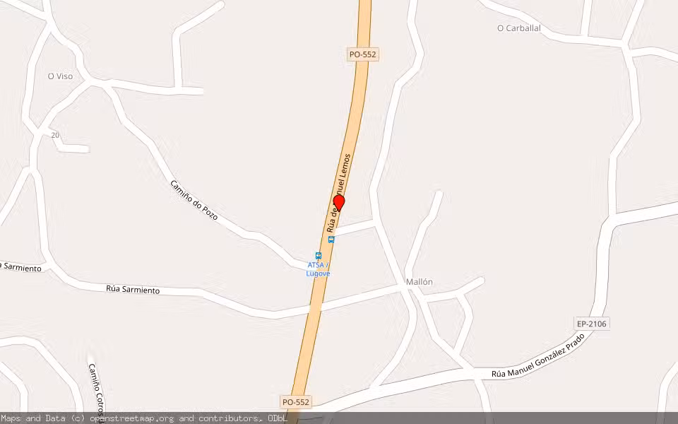 Mapa de Subasta Inmueble (Local comercial) en Nigran, Pontevedra