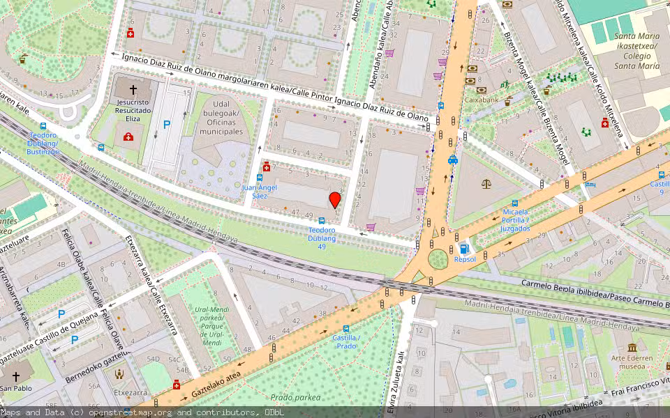 Mapa de Subasta Inmueble (Garaje) en Vitoria, Araba/Álava
