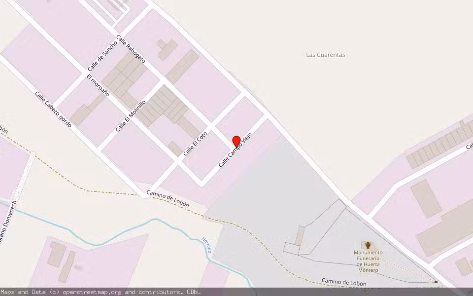 Mapa de Subasta Inmueble (Finca rústica) en Almendralejo, Badajoz