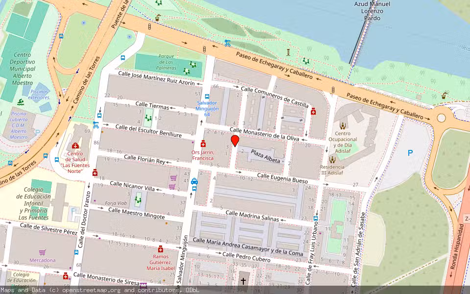 Mapa de Subasta Inmueble (Vivienda) en Zaragoza