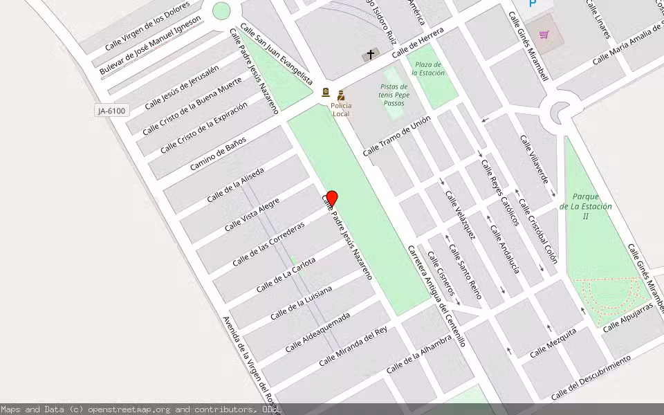 Mapa de Subasta Inmueble (Solar) en Carolina (la), Jaén