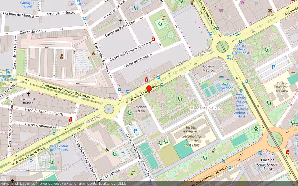 Mapa de Subasta Inmueble (Vivienda) en Valencia, Valencia/València