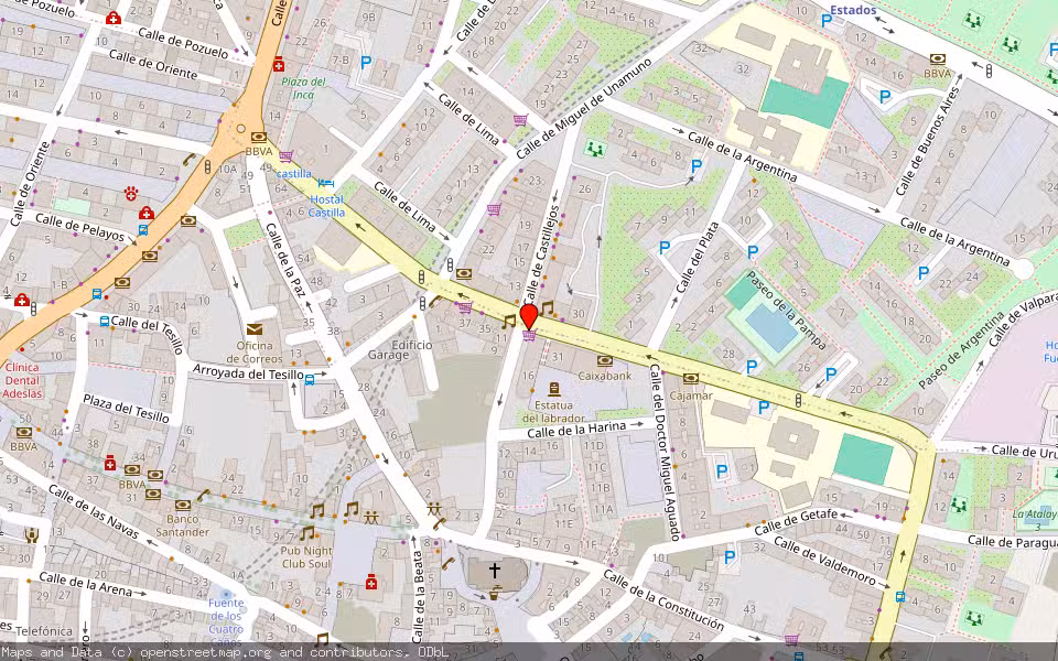 Mapa de Subasta Inmueble (Vivienda) en Fuenlabrada, Madrid
