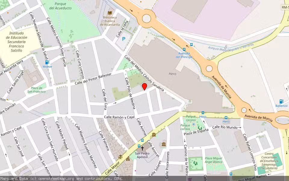 Mapa de Subasta Inmueble (Vivienda) en Alcantarilla, Murcia