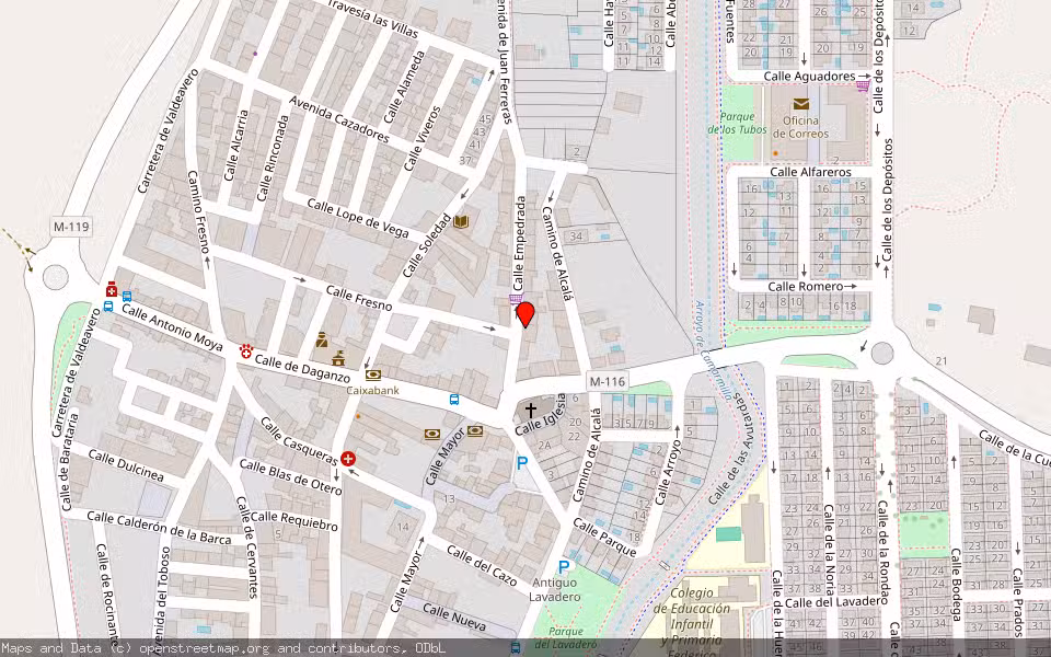 Mapa de Subasta Inmueble (Vivienda) en Camarma De Estruelas, Madrid