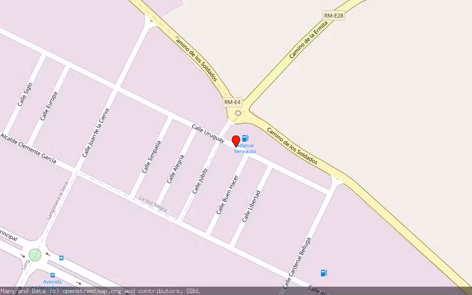 Mapa de Subasta Inmueble (Nave industrial) en Alcantarilla, Murcia