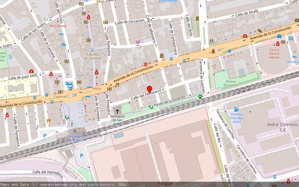 Mapa de Subasta Inmueble (Vivienda) en Torrejón De Ardoz, Madrid