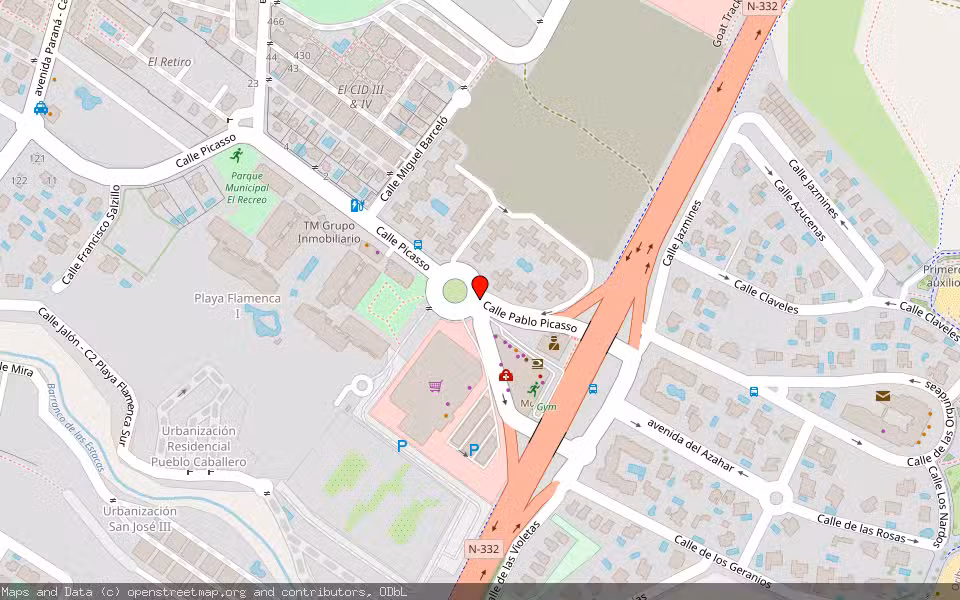 Mapa de Subasta Inmueble (Vivienda) en Orihuela, Alicante/Alacant