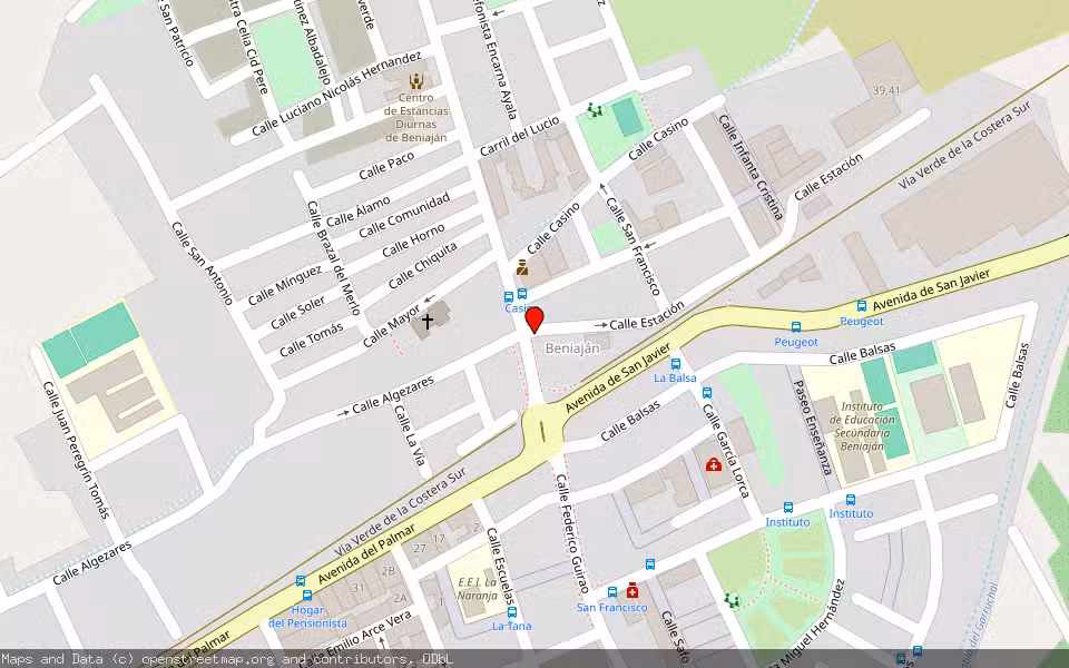 Mapa de Subasta Inmueble (Solar) en Murcia