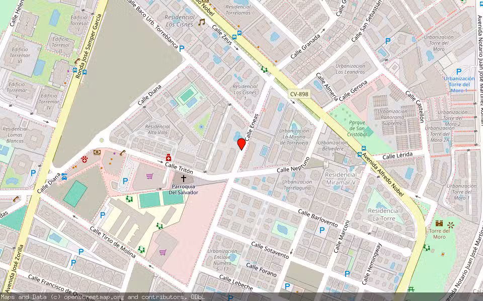 Mapa de Subasta Inmueble (Vivienda) en Torrevieja, Alicante/Alacant