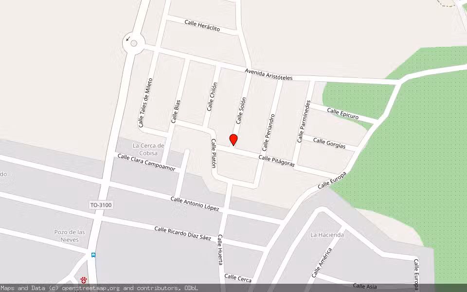 Mapa de Subasta Inmueble (Solar) en Cobisa, Toledo