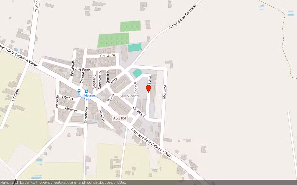 Mapa de Subasta Inmueble (Vivienda) en Almeria, Almería