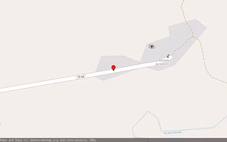 Mapa de Subasta Inmueble (Finca rústica) en Paraje La Rambla De Martin /  Municipio Martin Del Rio, Teruel