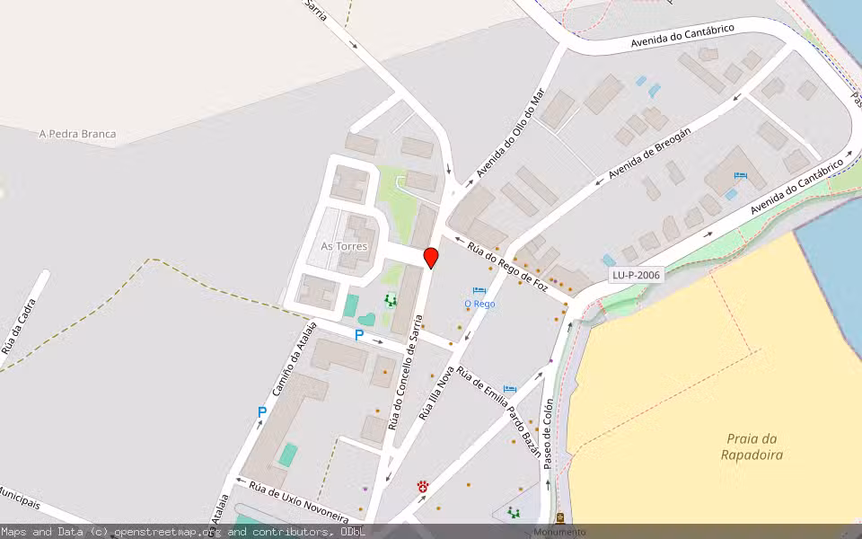 Mapa de Subasta Inmueble (Vivienda) en Foz, Lugo