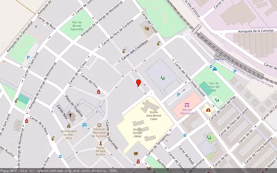 Mapa de Subasta Inmueble (Vivienda) en Vila-seca, Tarragona