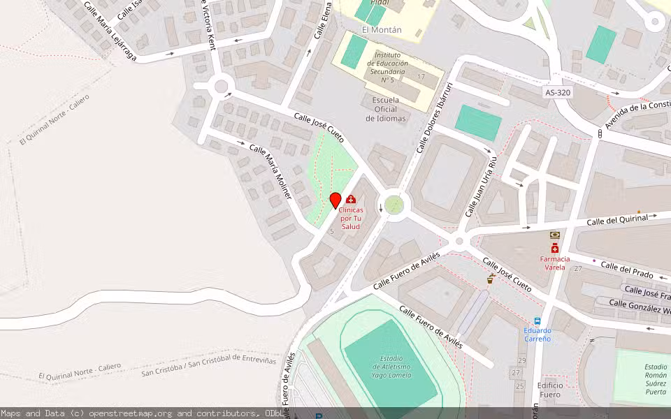 Mapa de Subasta Inmueble (Local comercial) en Avilés, Asturias