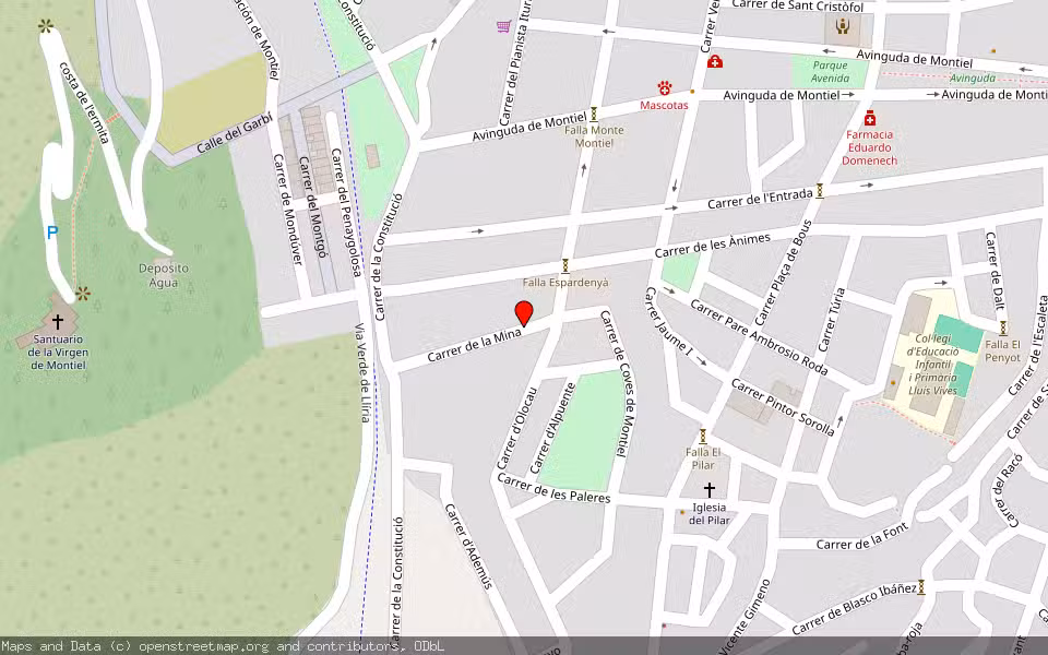 Mapa de Subasta Inmueble (Vivienda) en Benaguasil, Valencia/València