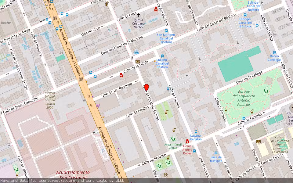 Mapa de Subasta Inmueble (Vivienda) en Madrid