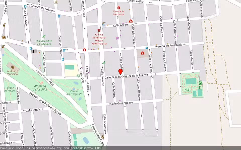 Mapa de Subasta Inmueble (Vivienda) en Mancha Real, Jaén