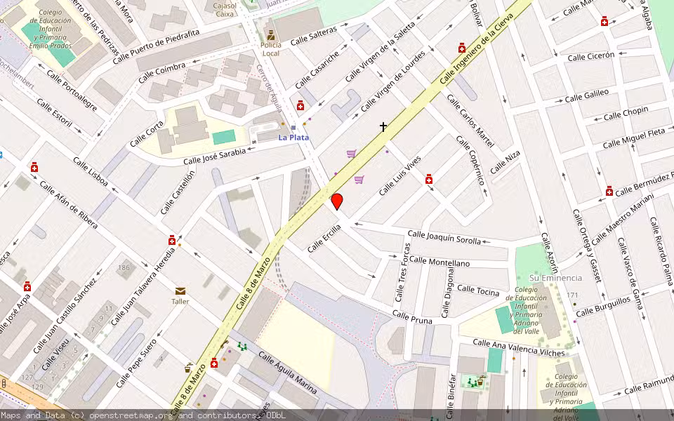 Mapa de Subasta Inmueble (Vivienda) en Sevilla