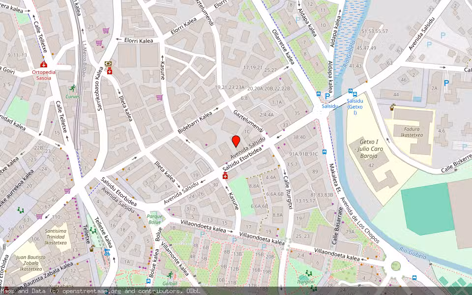 Mapa de Subasta Inmueble (Garaje) en Getxo, Bizkaia