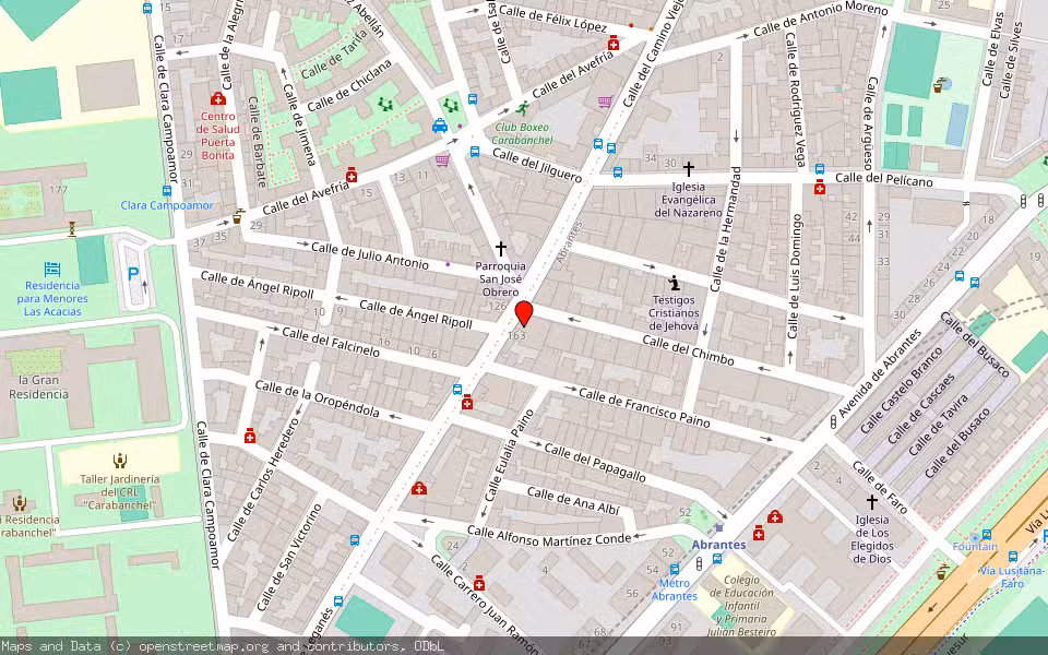 Mapa de Subasta Inmueble (Vivienda) en Madrid