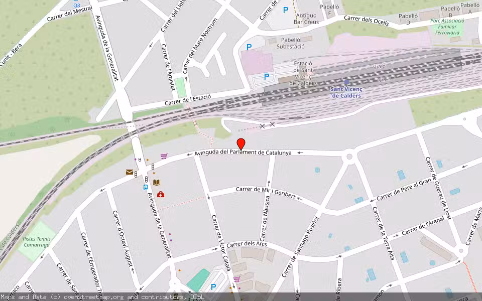 Mapa de Subasta Inmueble (Vivienda) en Sant Vicenç, Tarragona