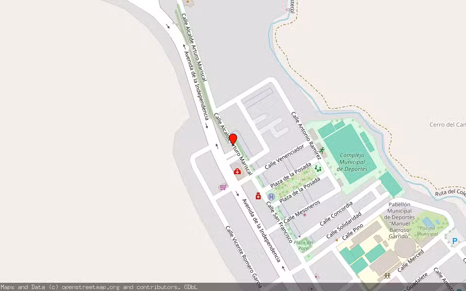 Mapa de Subasta Inmueble (Vivienda) en San Jose Del Valle, Cádiz