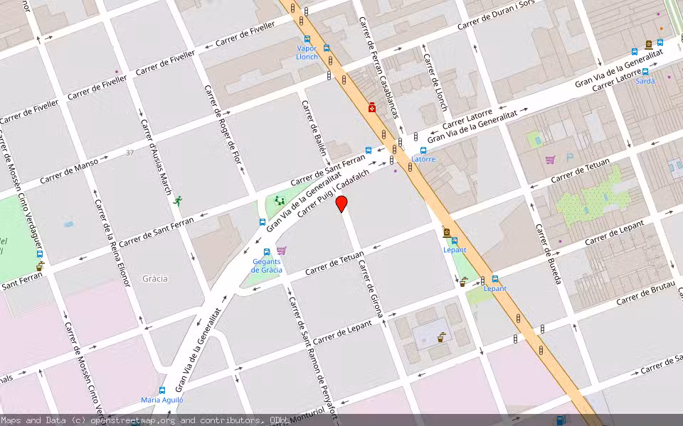Mapa de Subasta Inmueble (Vivienda) en Sabadell, Barcelona