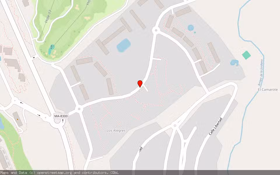 Mapa de Subasta Inmueble (Vivienda) en Casares, Málaga