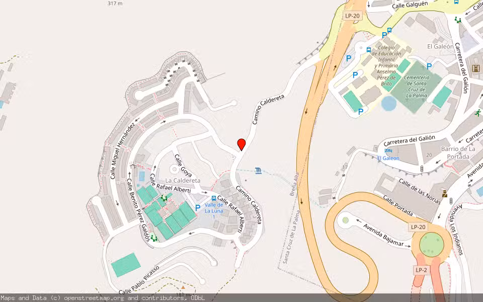 Mapa de Subasta Inmueble (Otros) en Breña Alta, Santa Cruz de Tenerife