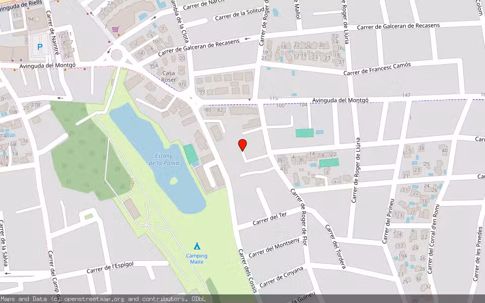 Mapa de Subasta Inmueble (Vivienda) en L'escala, Girona