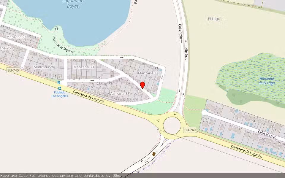 Mapa de Subasta Inmueble (Vivienda) en Miranda De Ebro, Burgos