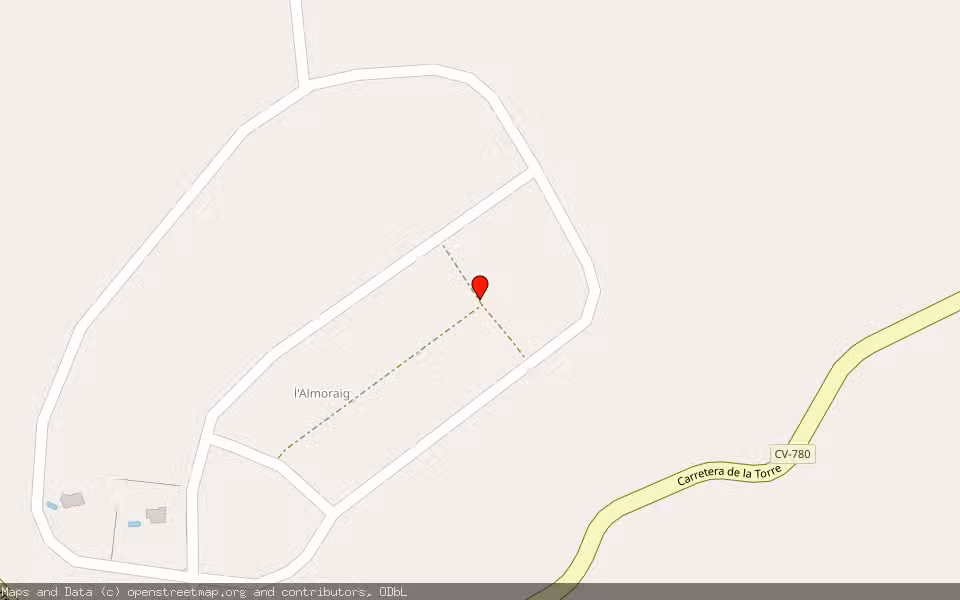 Mapa de Subasta Inmueble (Solar) en Xixona, Alicante/Alacant