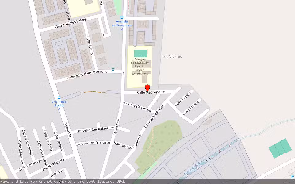 Mapa de Subasta Inmueble (Vivienda) en Linares, Jaén