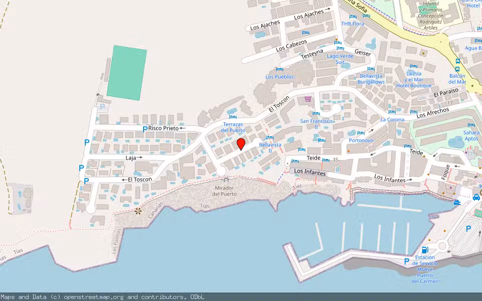 Mapa de Subasta Inmueble (Vivienda) en Tias, Las Palmas