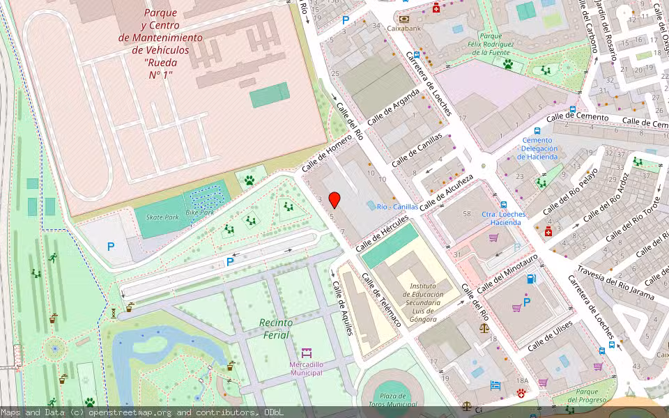 Mapa de Subasta Inmueble (Vivienda) en Torrejon De Ardoz, Madrid